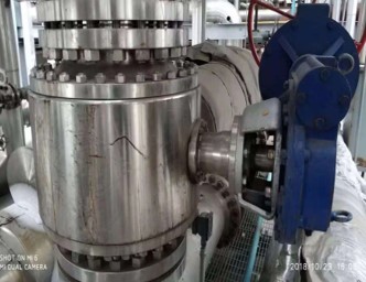 金新化工 合成气切断阀 2016年8月 金新化工 合成气切断阀 2016年8月