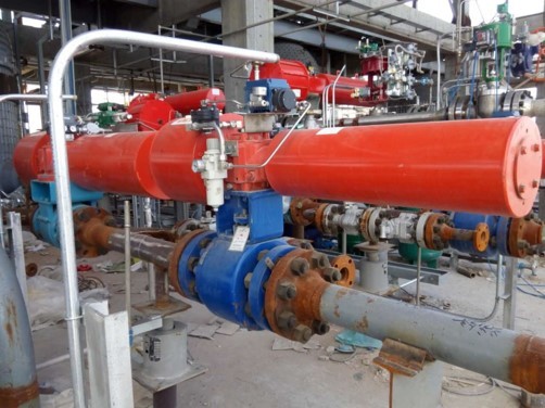 华鲁恒升 煤浆循环管线回流调节阀 5.4MPa带压联投 2017年9月 华鲁恒升 煤浆循环管线回流调节阀 5.4MPa带压联投 2017年9月