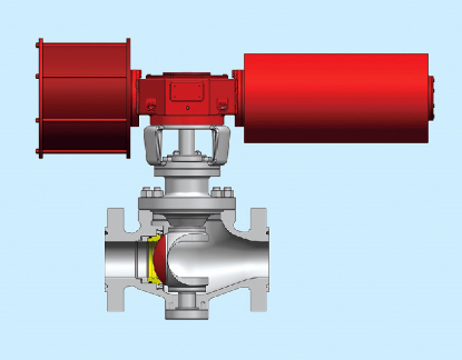 顶装C型耐磨球阀 顶装C型耐磨球阀