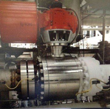 金新化工 分子筛C型球阀 代替ORBIT轨道球阀 2016年8月 金新化工 分子筛C型球阀 代替ORBIT轨道球阀 2016年8月